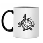 Кружка двухцветная