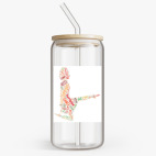 Банка с бамбуковой крышкой