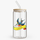 Банка с бамбуковой крышкой