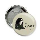Значок 58 мм Loki
