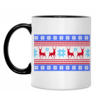 Кружка двухцветная