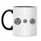 Кружка двухцветная