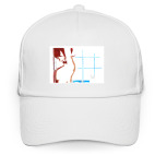 Кепка / бейсболка, белая (печать) Сексуальная девушка