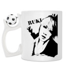 Кружка с футбольным мячиком