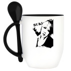 Кружка с ложкой