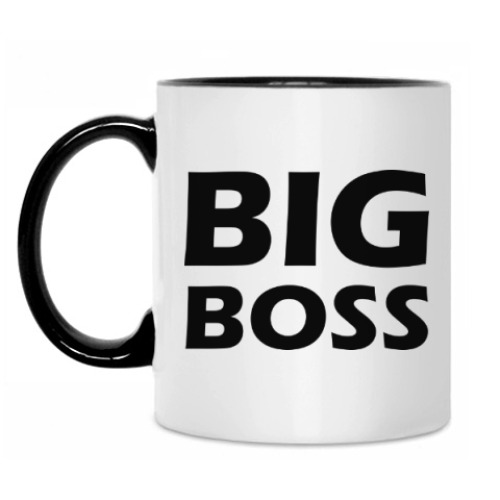 Кружка с принтом big boss