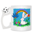 Кружка с футбольным мячиком