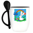 Кружка с ложкой