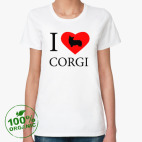 Женская футболка органик