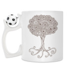 Кружка с футбольным мячиком