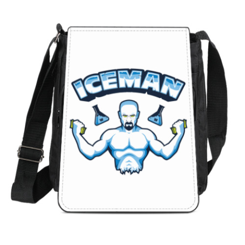 Сумка-планшет с принтом Iceman