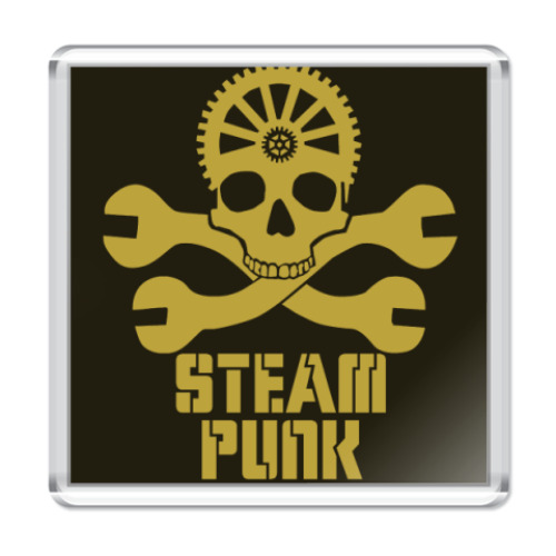 Магнит с принтом steampunk