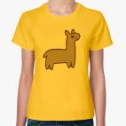 Классическая женская футболка LAMA