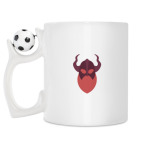 Кружка с футбольным мячиком