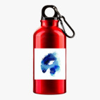 Металлическая бутылка 400 мл UV-DTF