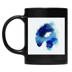 Кружка цветная UV-DTF