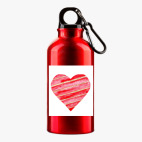 Металлическая бутылка 400 мл UV-DTF