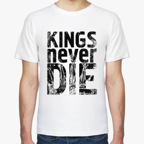 Футболка с принтом Kings Never Die. Eminem