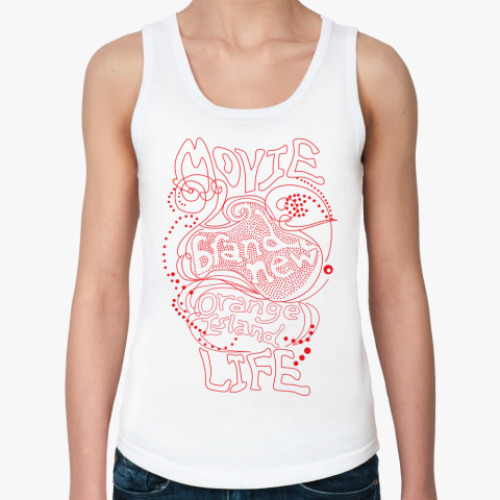 Женская майка с принтом Дизайн