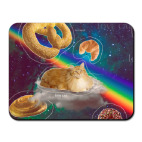 Космический кот на облаке