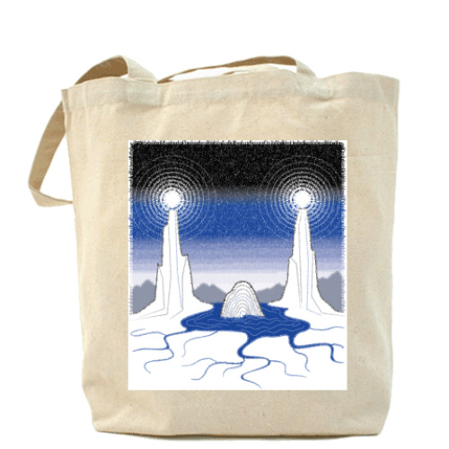 Сумка шоппер с принтом  Весна Арды