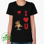 Женская футболка органик