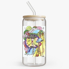 Банка с бамбуковой крышкой