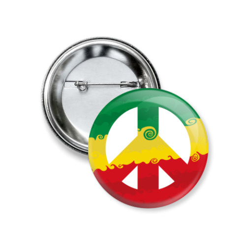 Значок 37мм с принтом Rascific