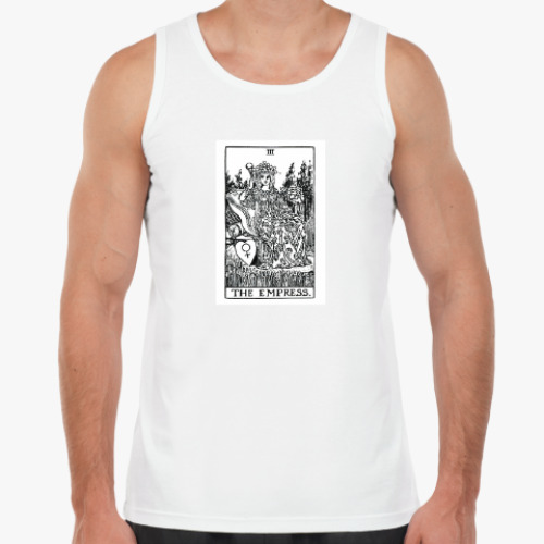 Майка с принтом Императрица (карта Таро)
