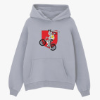 Толстовка худи оверсайз