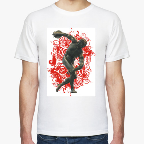 Футболка с принтом Дискобол