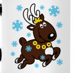 Олень с бубенцами