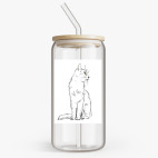 Банка с бамбуковой крышкой