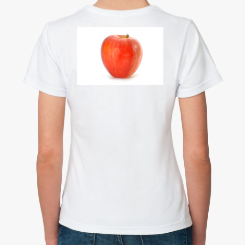 Классическая футболка с принтом Apple