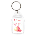Брелок 4.2 x 2.9 см Love