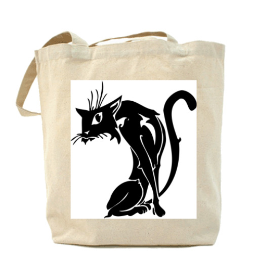 Сумка шоппер с принтом 'Бандит'