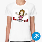 Женская спортивная футболка