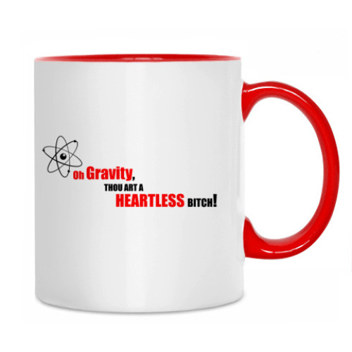 Кружка с принтом Oh,gravity!