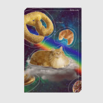 Космический кот на облаке