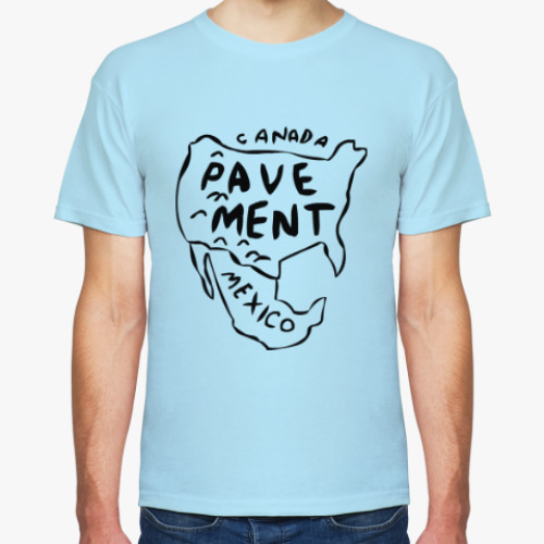 Футболка с принтом Pavement