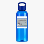 Прозрачная спортивная бутылка