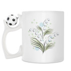 Кружка с футбольным мячиком