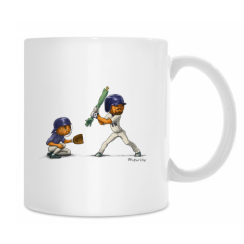 Кружка с принтом Тыквы Бейсбол