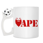 Кружка с футбольным мячиком