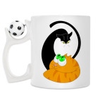 Кружка с футбольным мячиком