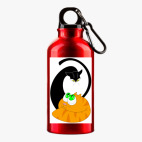 Металлическая бутылка 400 мл UV-DTF