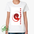 Женская футболка органик