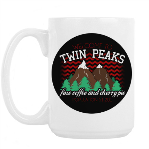 Кружка с принтом Сериал Твин Пикс Twin Peaks