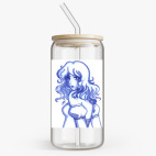 Банка с бамбуковой крышкой