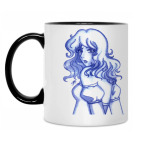 Кружка двухцветная